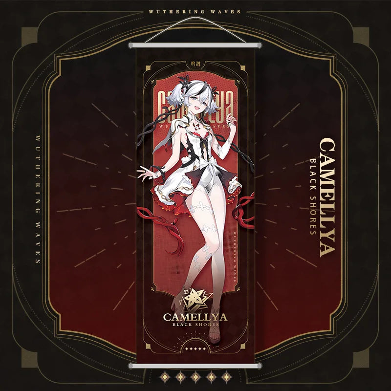 Wuthering Waves Camellya Hanging Scroll Anime Poster