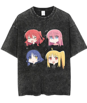 Bocchi The Rock Shirt Oversized Style Anime Shirt