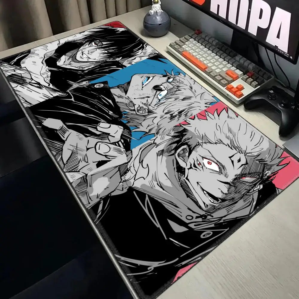 Jujutsu Kaisen The Strongest Mouse Pad Large Gaming Anime Desk Mat