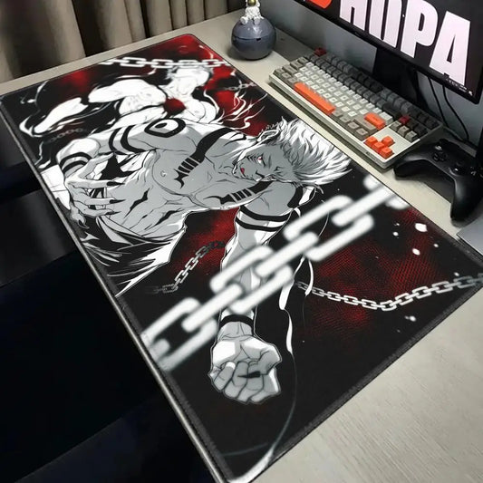 Jujutsu Kaisen Sukuna Mouse Pad Large Gaming Anime Desk Mat