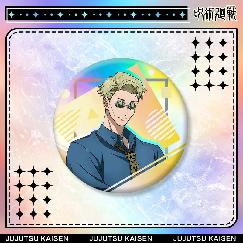 Jujutsu Kaisen Megumi Fushiguro Acrylic Stand Keychain & Badge Set