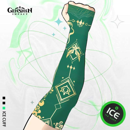 Genshin Impact Ai Hiatman Breathable Arm Sleeves Anime Sportswear