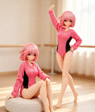 1/12 Scale Fitness Bodysuit Accessory For Female Action Figures
