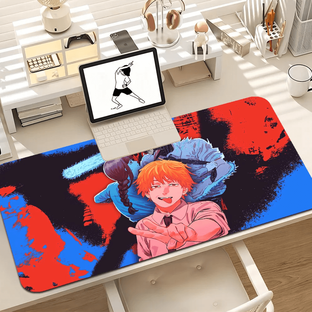 Chainsaw Man Mouse Pad Denji Makima Large Anime Mouse Pad