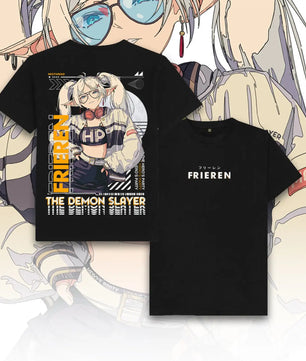 Frieren The Demon Slayer Streetwear Style Shirt - Anime Graphic Tee