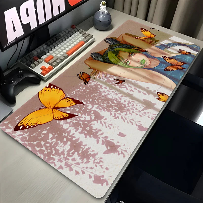 Jojo's Bizarre Adventure Jolyne Cujoh Mouse Pad Anime Desk Mat
