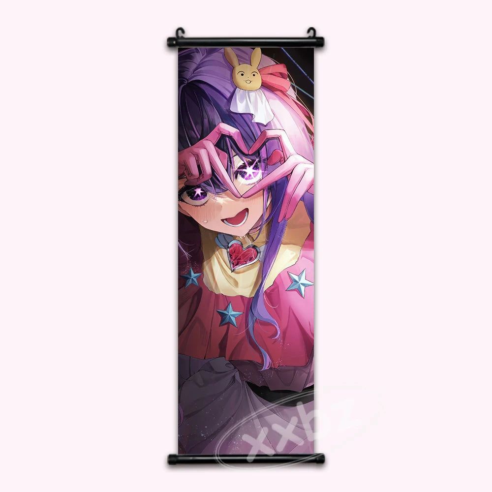 Oshi No Ko Ai Hoshino Anime Poster Canvas Scroll