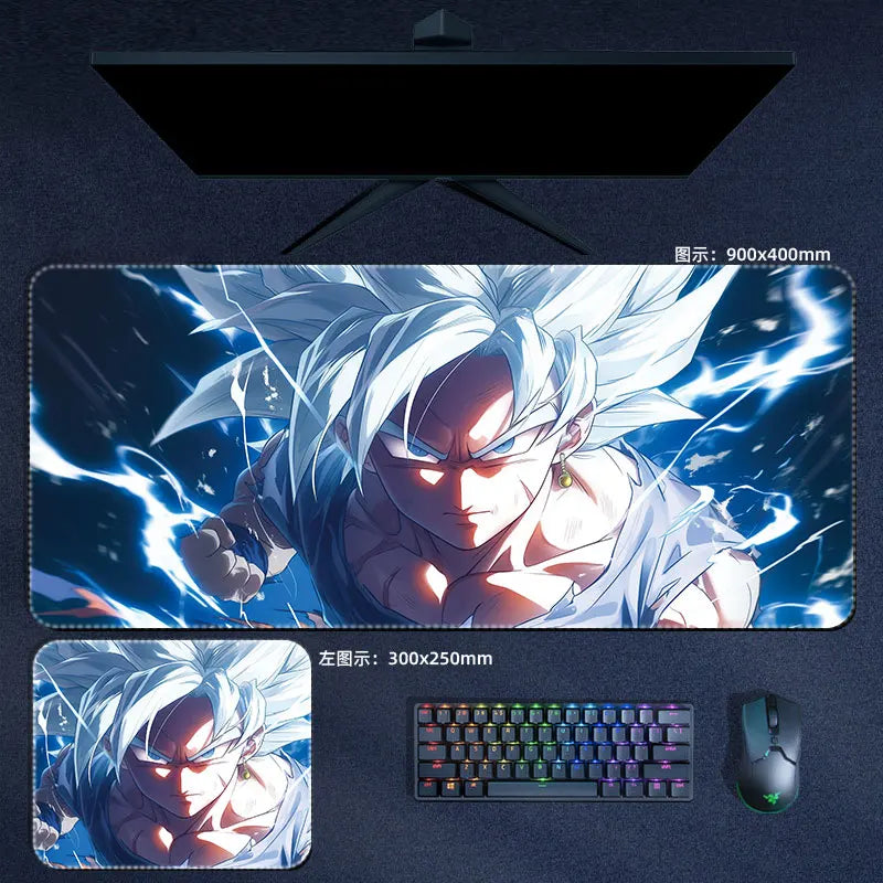 Dragon Ball Super Ultra Instinct Goku Mouse Pad Anime Desk Mat