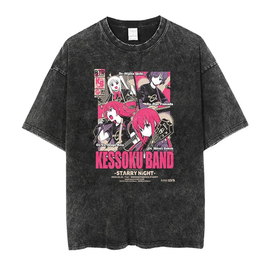 Bocchi The Rock Shirt Oversized Style Anime Shirt