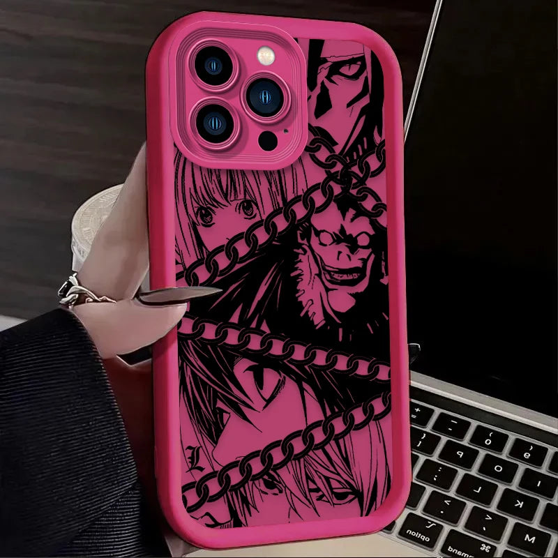 Death Note Panel Style Phone Case - For iPhone 11 to 17 Pro Max