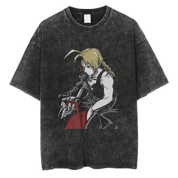 Fullmetal Alchemist Edward Shirt Vintage Style Anime Shirt