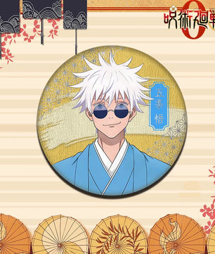 Jujutsu Kaisen Satoru Gojo Kimono Series Acrylic Stand Keychain Badge Set