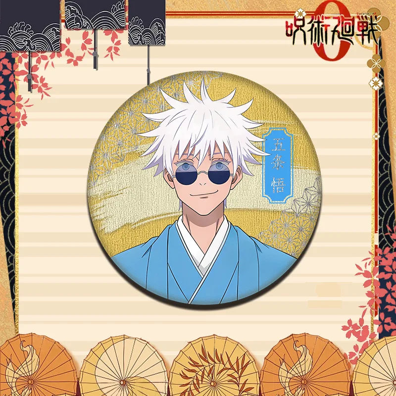 Jujutsu Kaisen Satoru Gojo Kimono Series Acrylic Stand Keychain Badge Set
