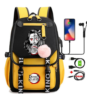 Demon Slayer Nezuko Backpack Anime Bookbag