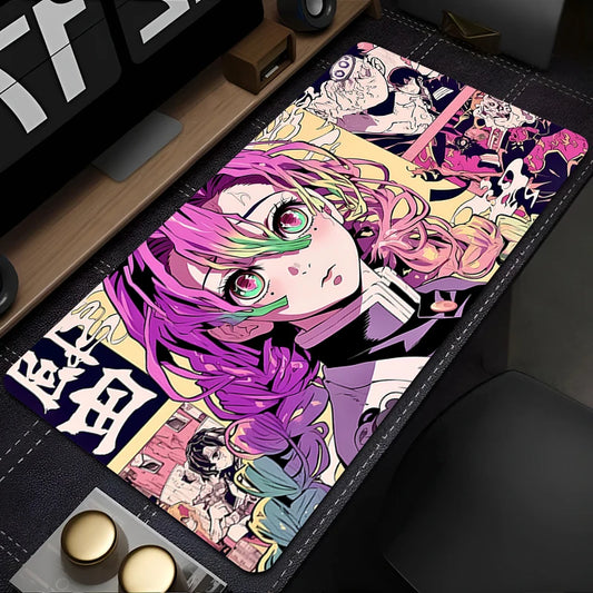 Demon Slayer Mitsuri Kanroji Mousepad Large Anime Desk Mat