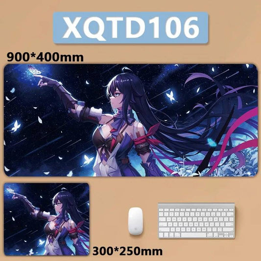 Honkai Star Rail Mouse Pad Seele Vollerei Anime Mouse Desk Mat