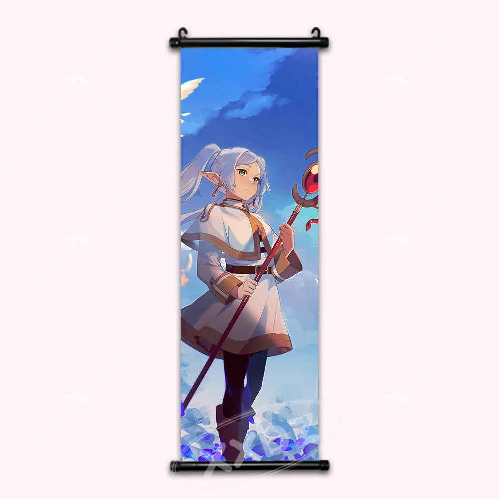 Frieren Beyond Journey's End Frieren Anime Poster Canvas Scroll