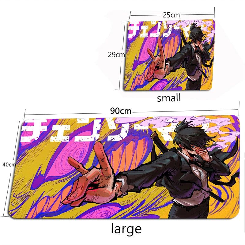 Chainsaw Man Mouse Pad Denji Makima Large Anime Mouse Pad