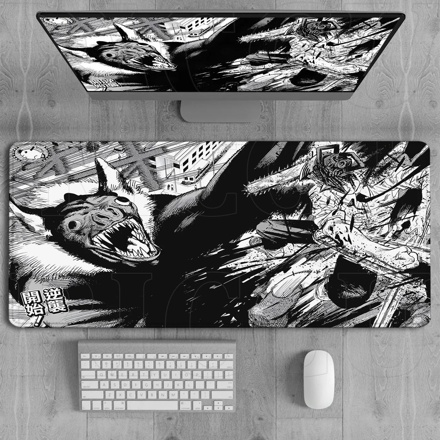 Chainsaw Man Denji Mouse Pad Large Gaming Anime Desk Mat