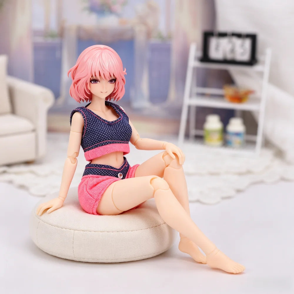 1/12 Scale Sportswear Gym Clothing Set For Female Action Figures