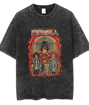 Attack On Titan Shirt Vintage Style Anime Shirt