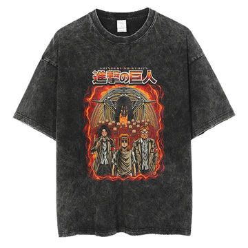 Attack On Titan Shirt Vintage Style Anime Shirt