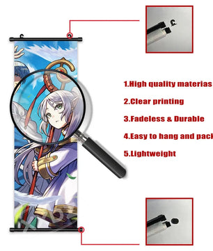 Frieren Beyond Journey's End Frieren Fern Anime Poster Canvas Scroll