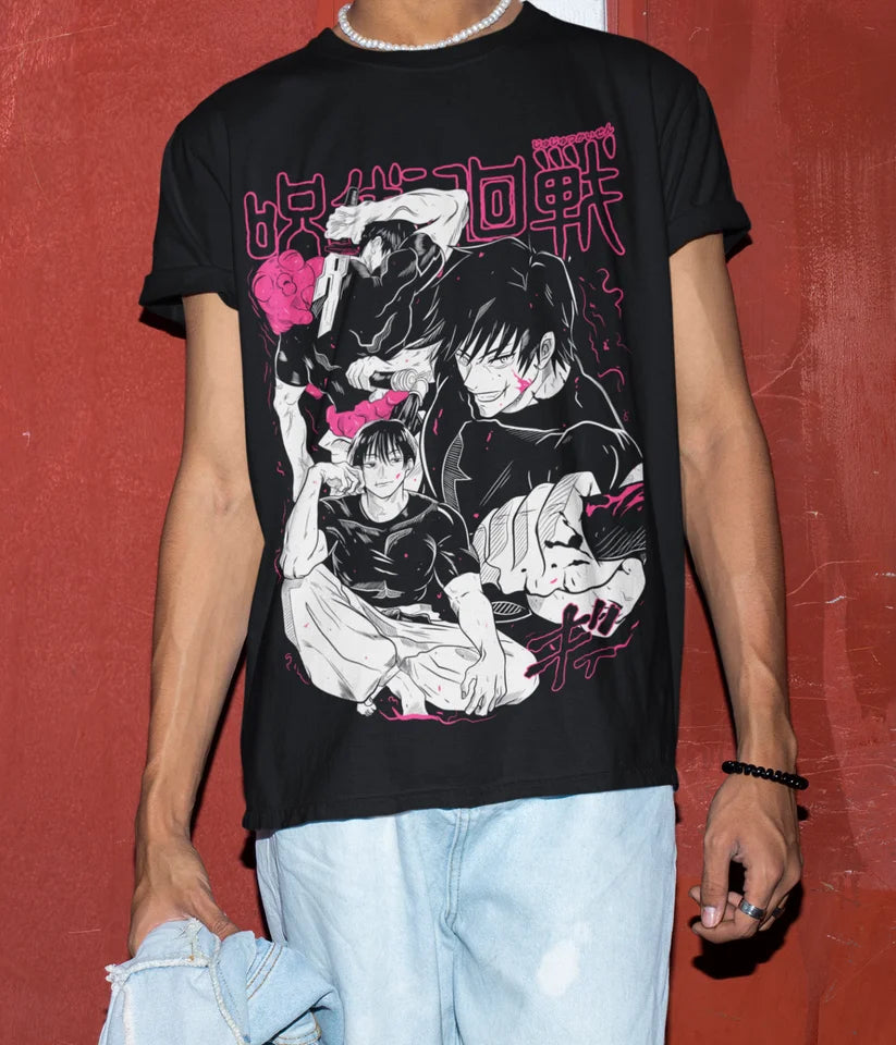 Jujutsu Kaisen Toji Fushiguro T-shirt Cotton Anime Shirt