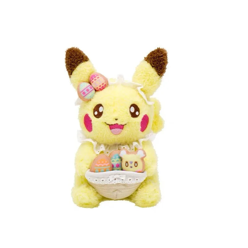 Pokemon Fuzzy Pikachu Plush Figure Soft Anime Plush