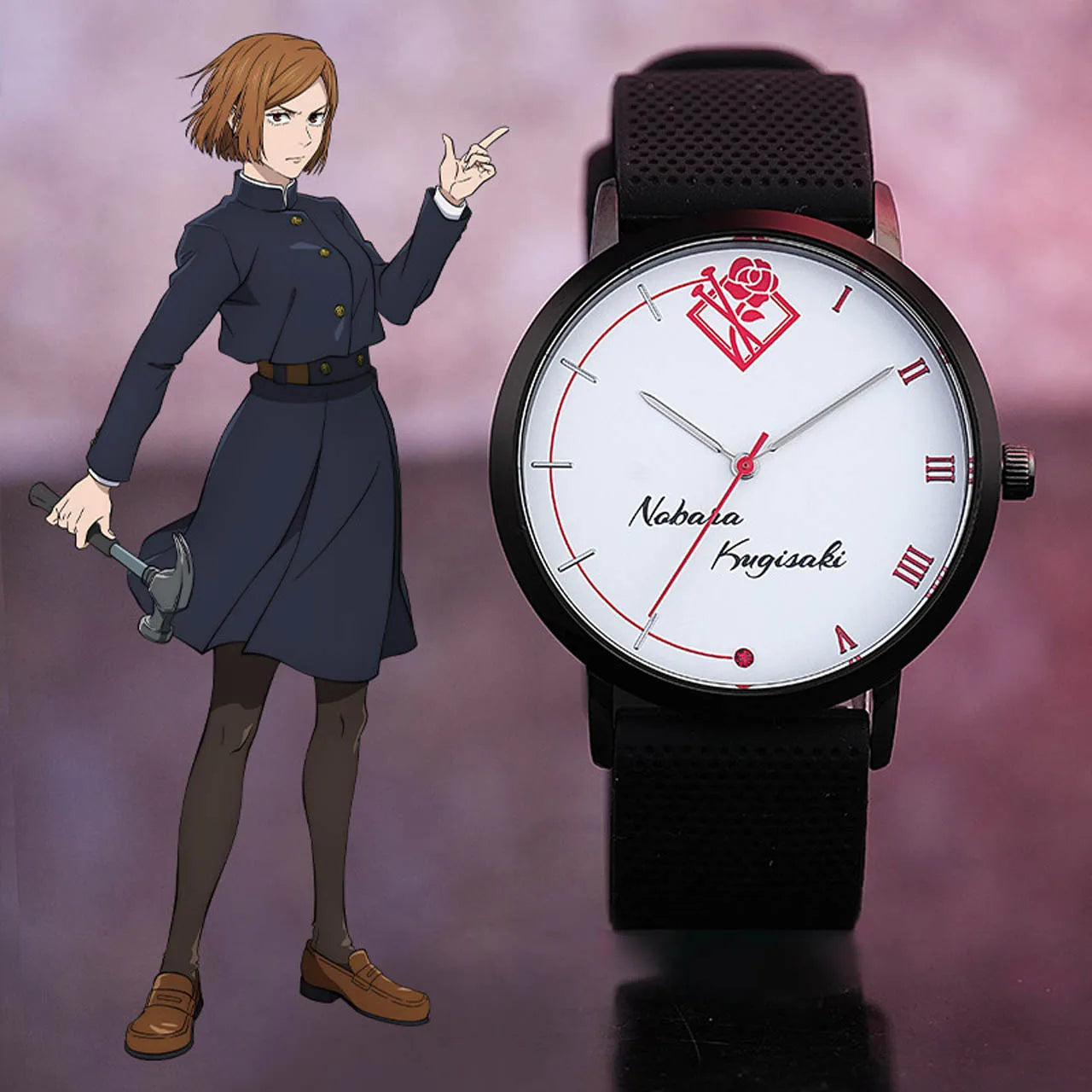 Jujutsu Kaisen Nobara Kugisaki Slim Quartz Watch Anime Jewelry