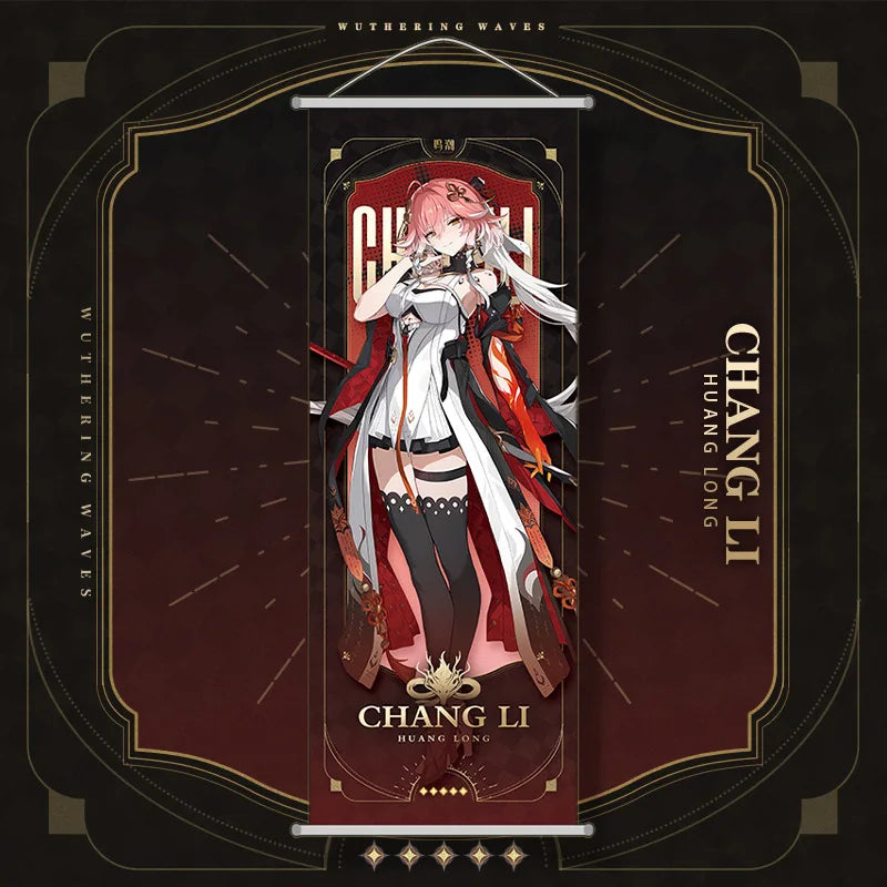 Wuthering Waves Changli Hanging Scroll Anime Poster