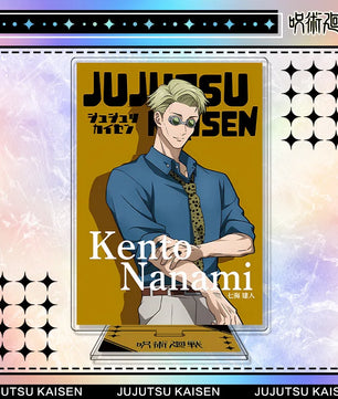 Jujutsu Kaisen Megumi Fushiguro Acrylic Stand Keychain & Badge Set