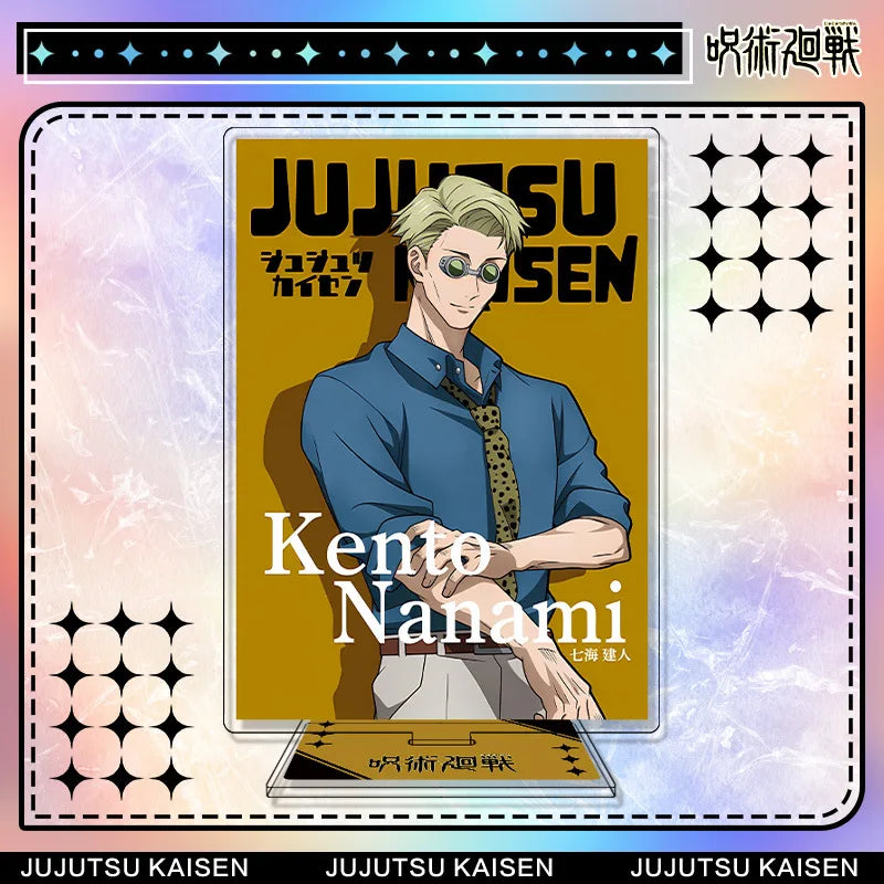 Jujutsu Kaisen Megumi Fushiguro Acrylic Stand Keychain & Badge Set