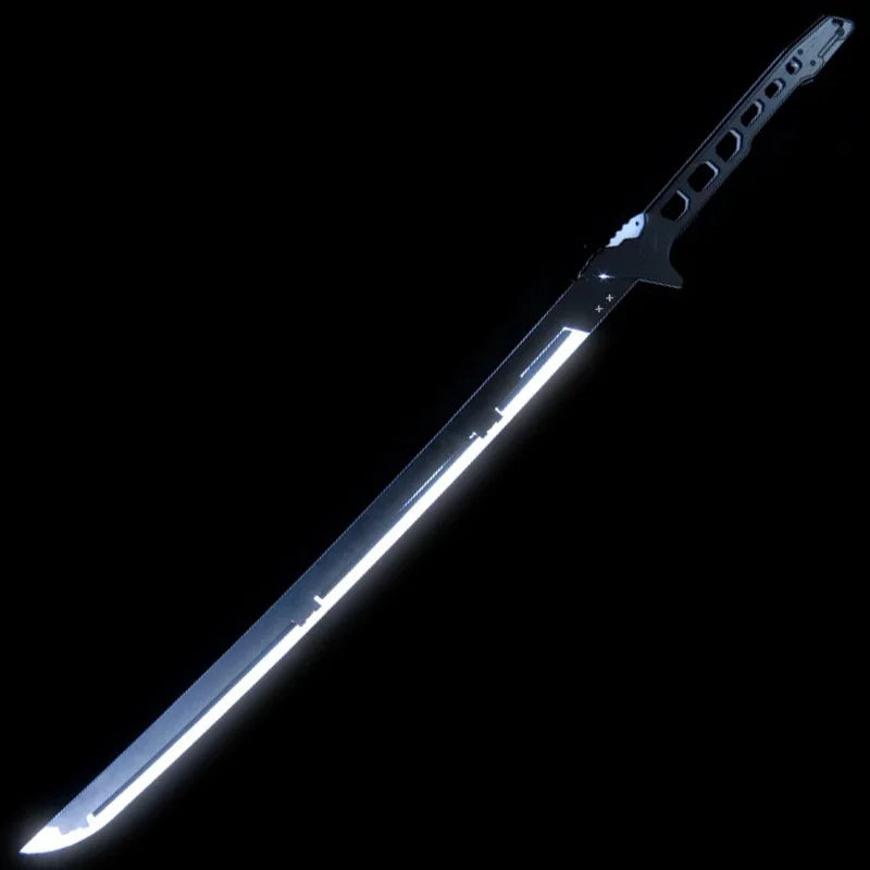 Cyberpunk Style LED Katana Full-Size Anime Prop Replica Bamboo Sword