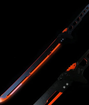 Cyberpunk Style LED Katana Full-Size Anime Prop Replica Bamboo Sword