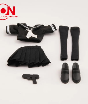 1/12 Scale Cute School Sailor Uniform Set For 6-Inch Action Figures