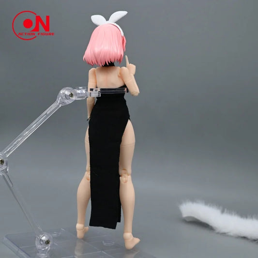 1/12 Scale Cheongsam Dress & Shawl For 6-Inch Female Action Figures