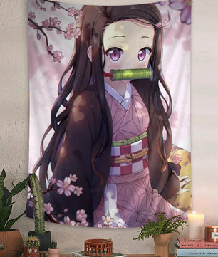 Demon Slayer Nezuko Tapestry - Versatile Anime Home Decor