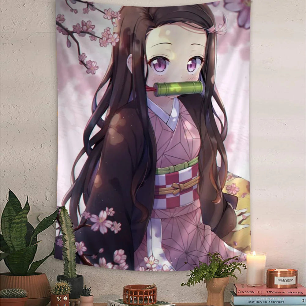 Demon Slayer Nezuko Tapestry - Versatile Anime Home Decor
