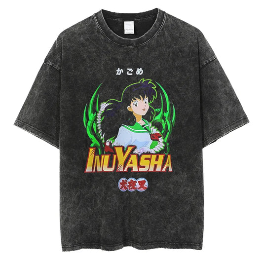 Inuyasha Shirt Vintage Style Anime Shirt