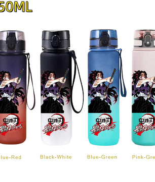 Demon Slayer Kokushibo Water Bottle – 650ml Leakproof Gym Bottle