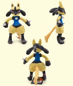 Pokemon Lucario & Riolu Standing Plush Stuffed Doll