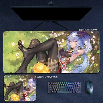 Genshin Impact Ganyu Mouse Pad Anime Desk Mat