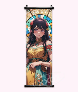 Oshi No Ko Ai Hoshino Anime Poster Canvas Scroll