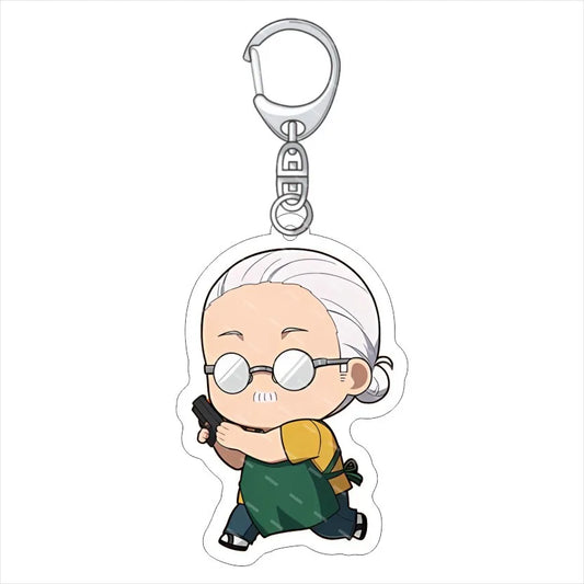 Sakamoto Days Chibi Sakamoto Acrylic Keychain Bag Charm