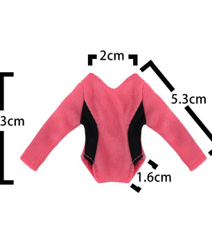 1/12 Scale Fitness Bodysuit Accessory For Female Action Figures