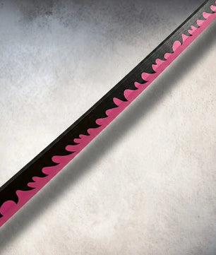 Demon Slayer Mitsuri Kanroji Nichirin Katana 1:1 Scale Anime Prop Replica Plastic Sword