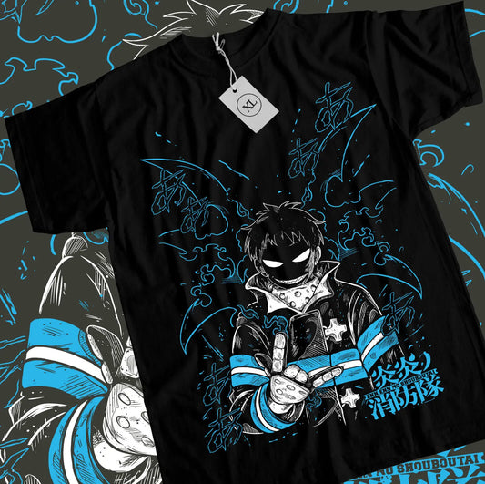 Fire Force Shinra T-shirt Anime Graphic Tee