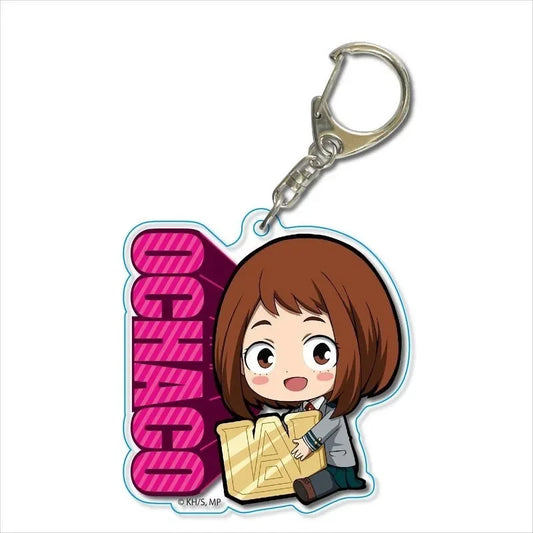 My Hero Academia Ochaco Uraraka Sitting Acrylic Keychain Bag Charm