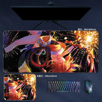 Genshin Impact Yoimiya Mouse Pad Anime Desk Mat